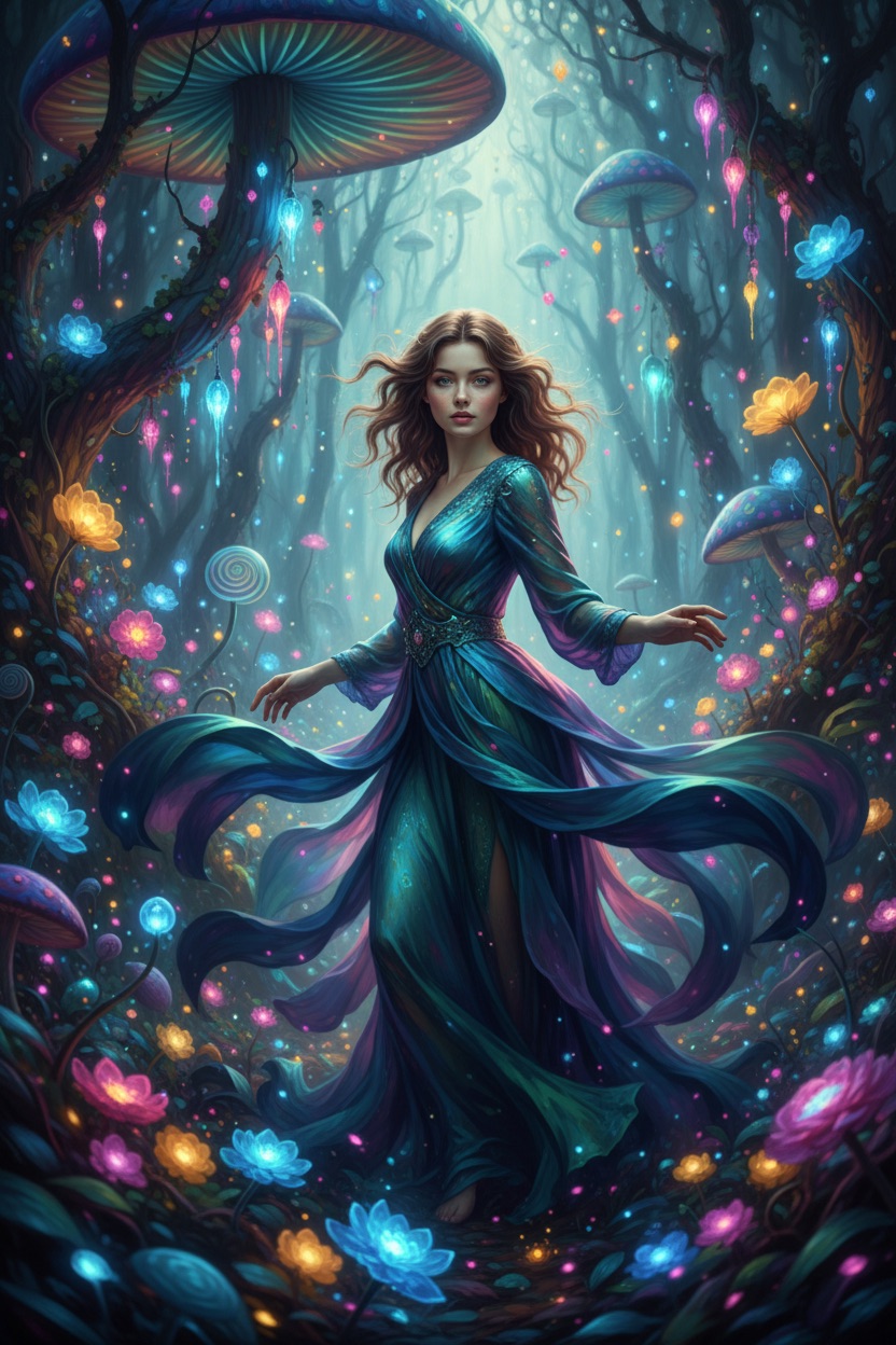 Яркий фэнтези-портрет preview 1