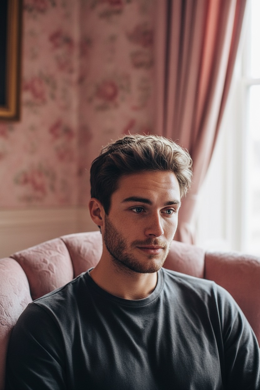 Винтажный задумчивый портрет preview 2