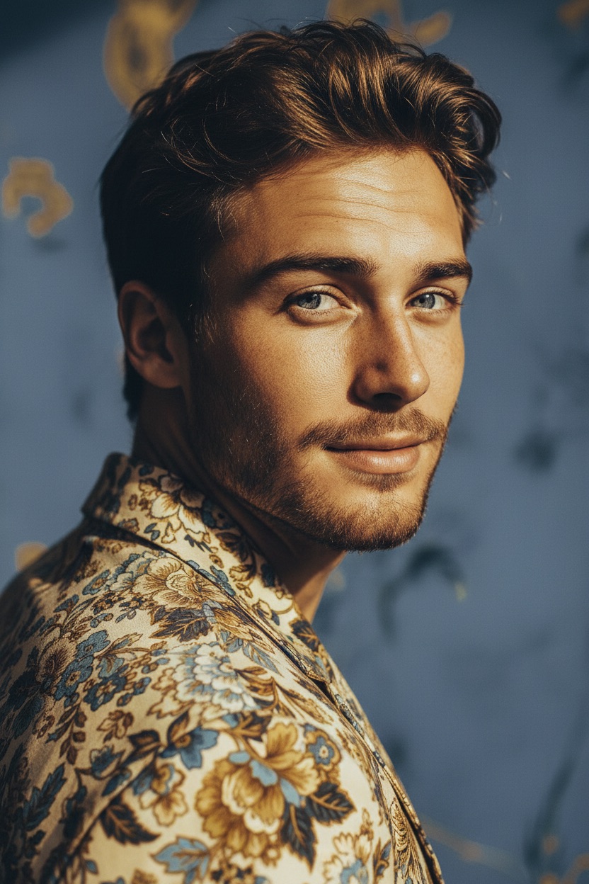 Retro Blue and Gold preview 2