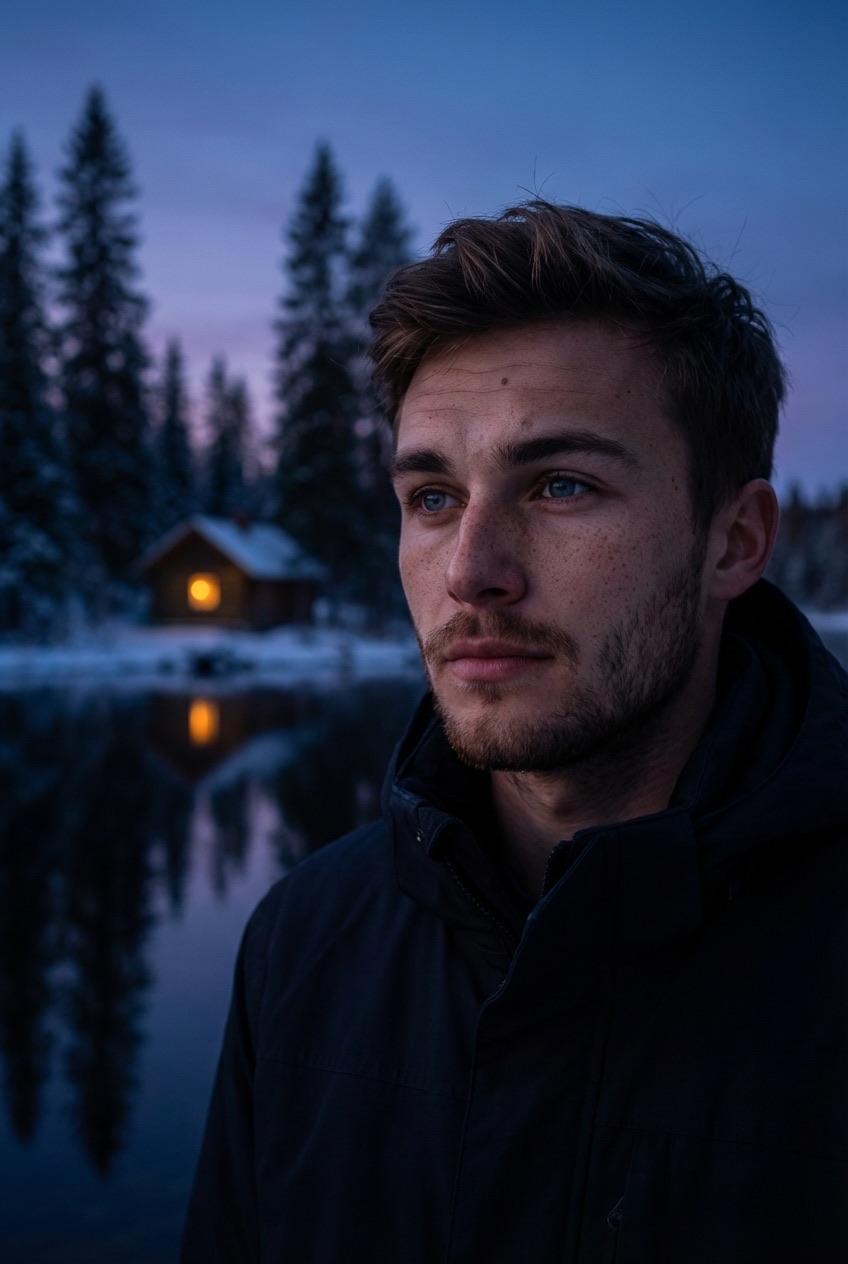 Северный пейзаж после заката preview 2