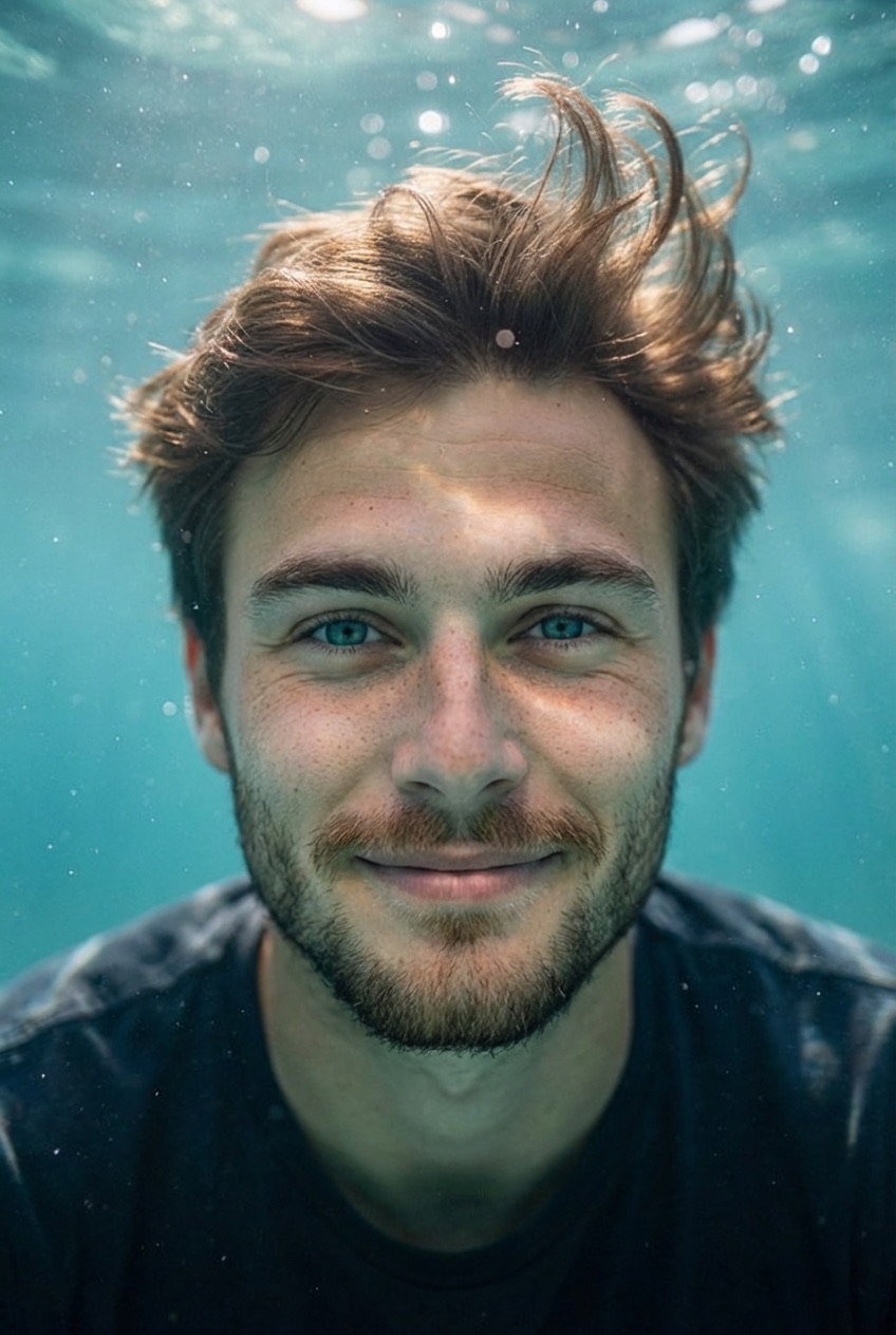 Эфирный подводный портрет preview 2