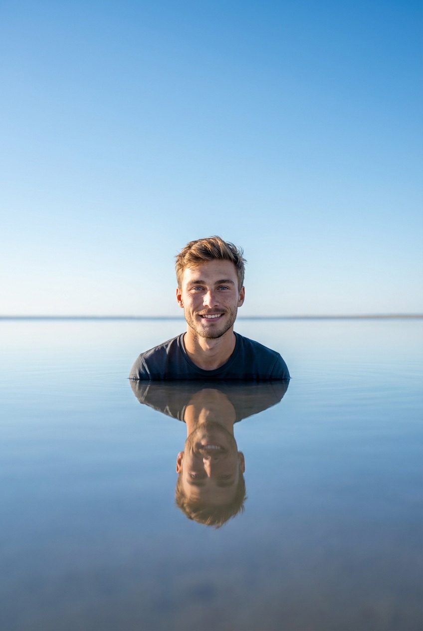 Glassy Reflective Landscape preview 2