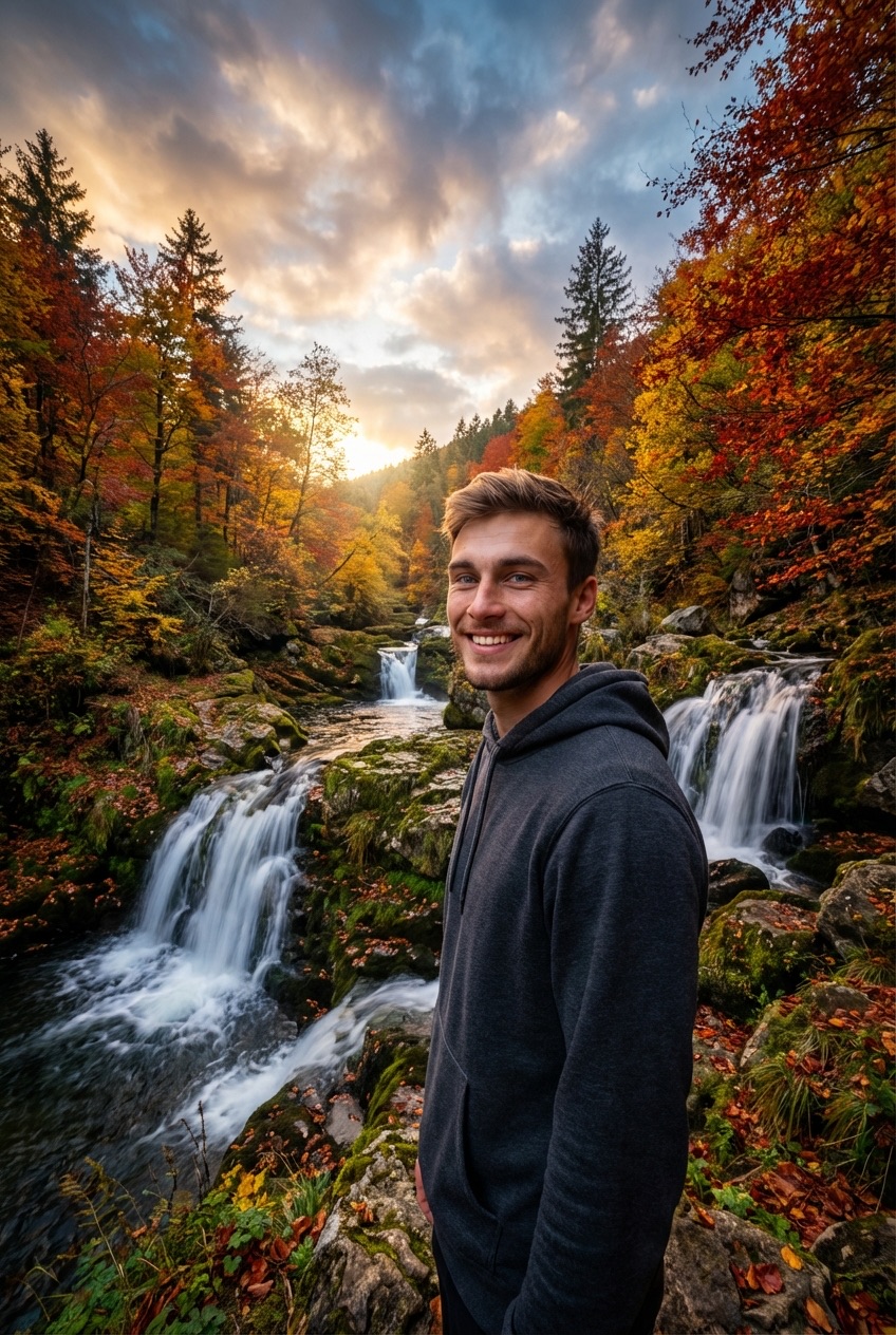 Яркий осенний пейзаж preview 2