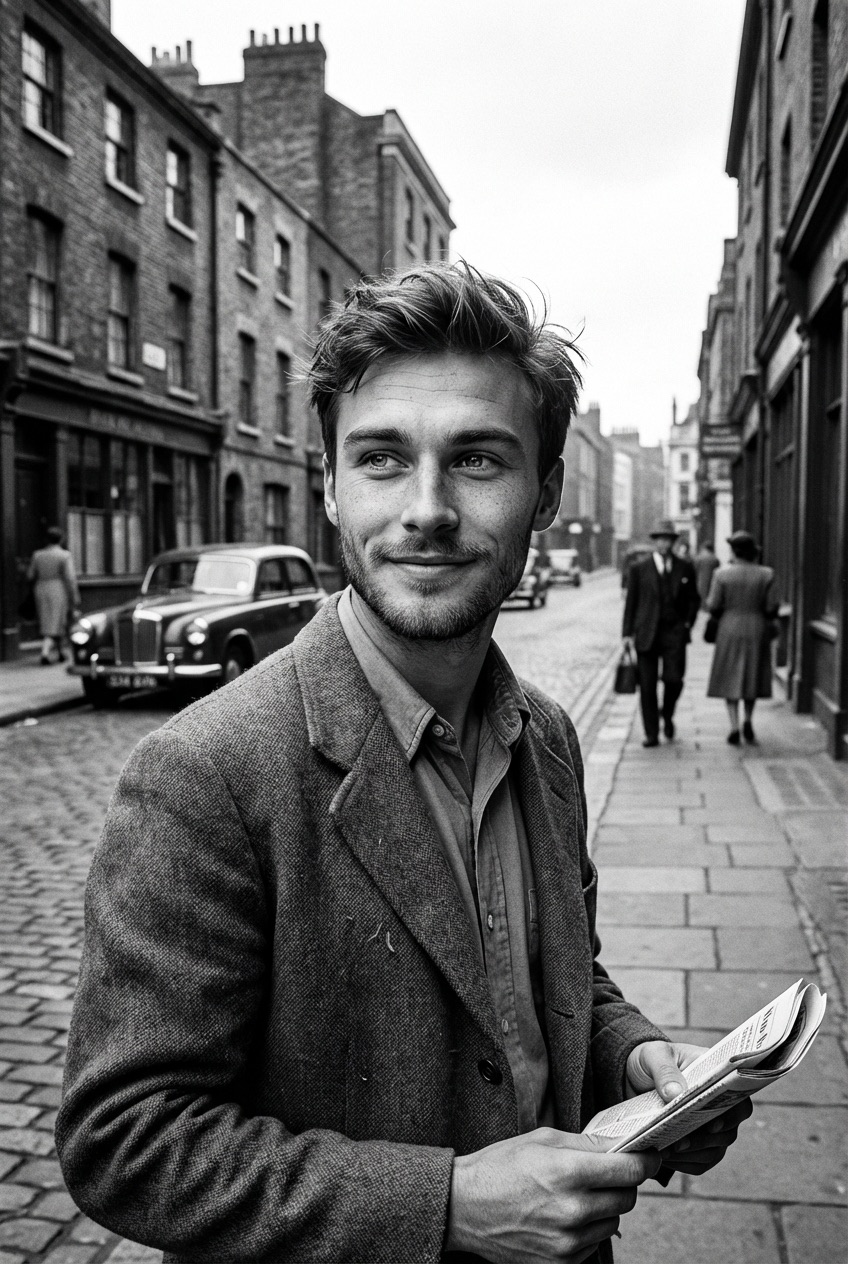 1950s Black and White Street preview 2