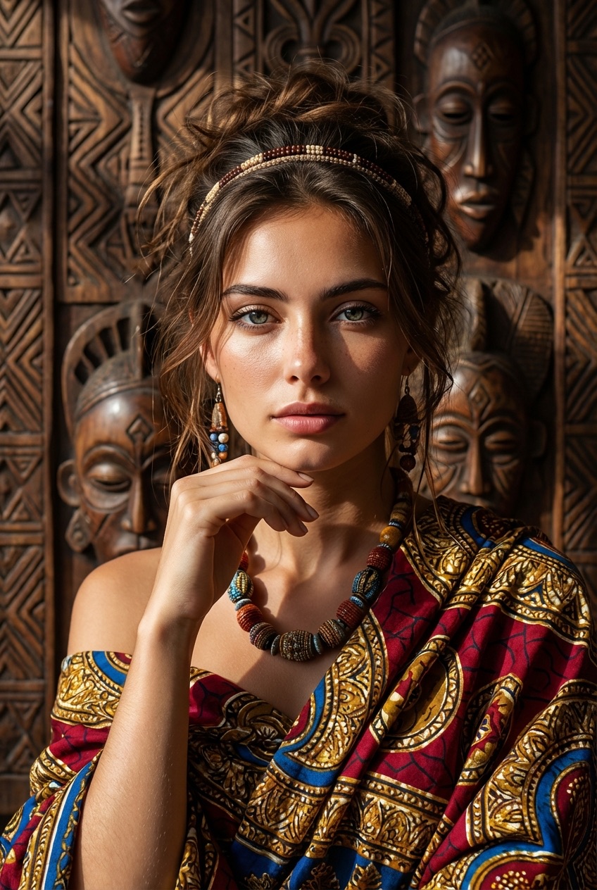 african_art_portrait preview 1