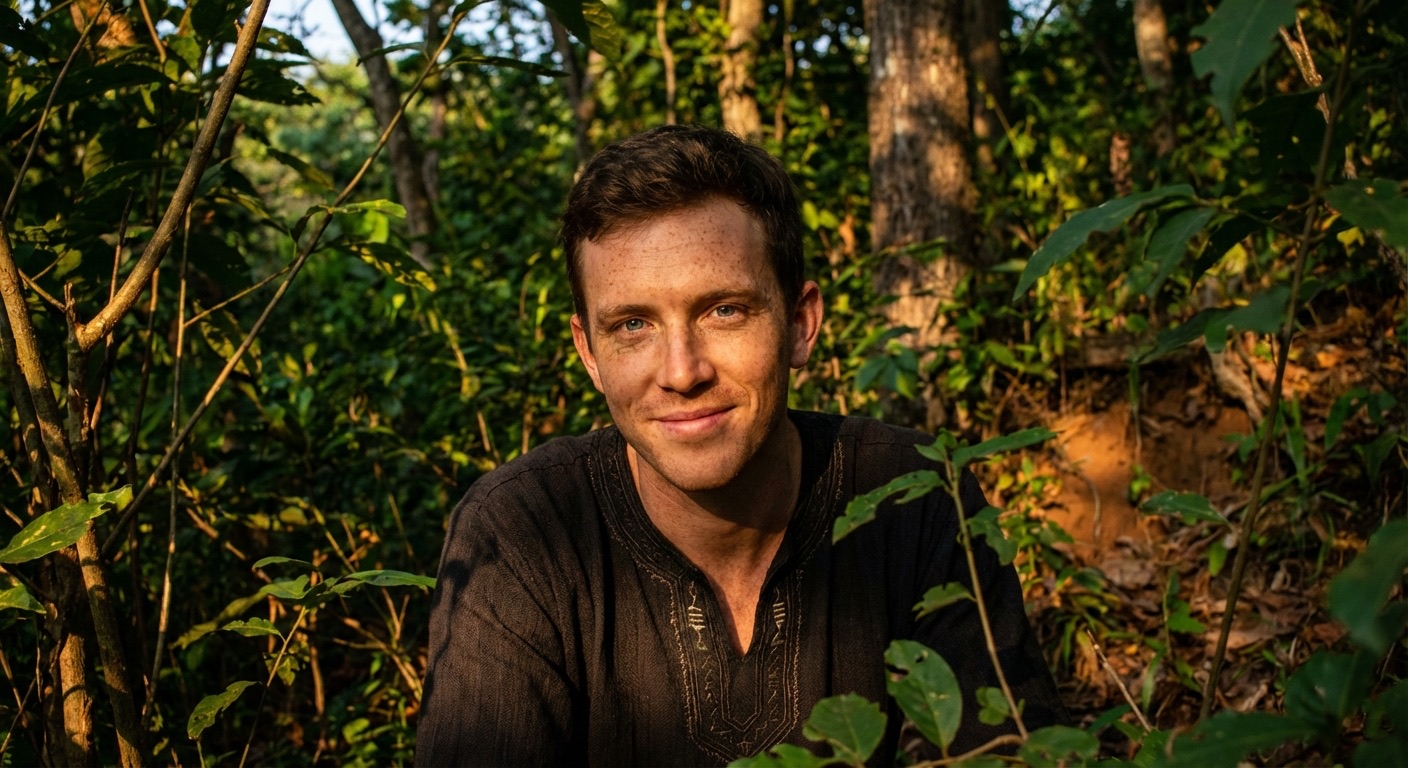 Портрет на закате в африканском стиле preview 2