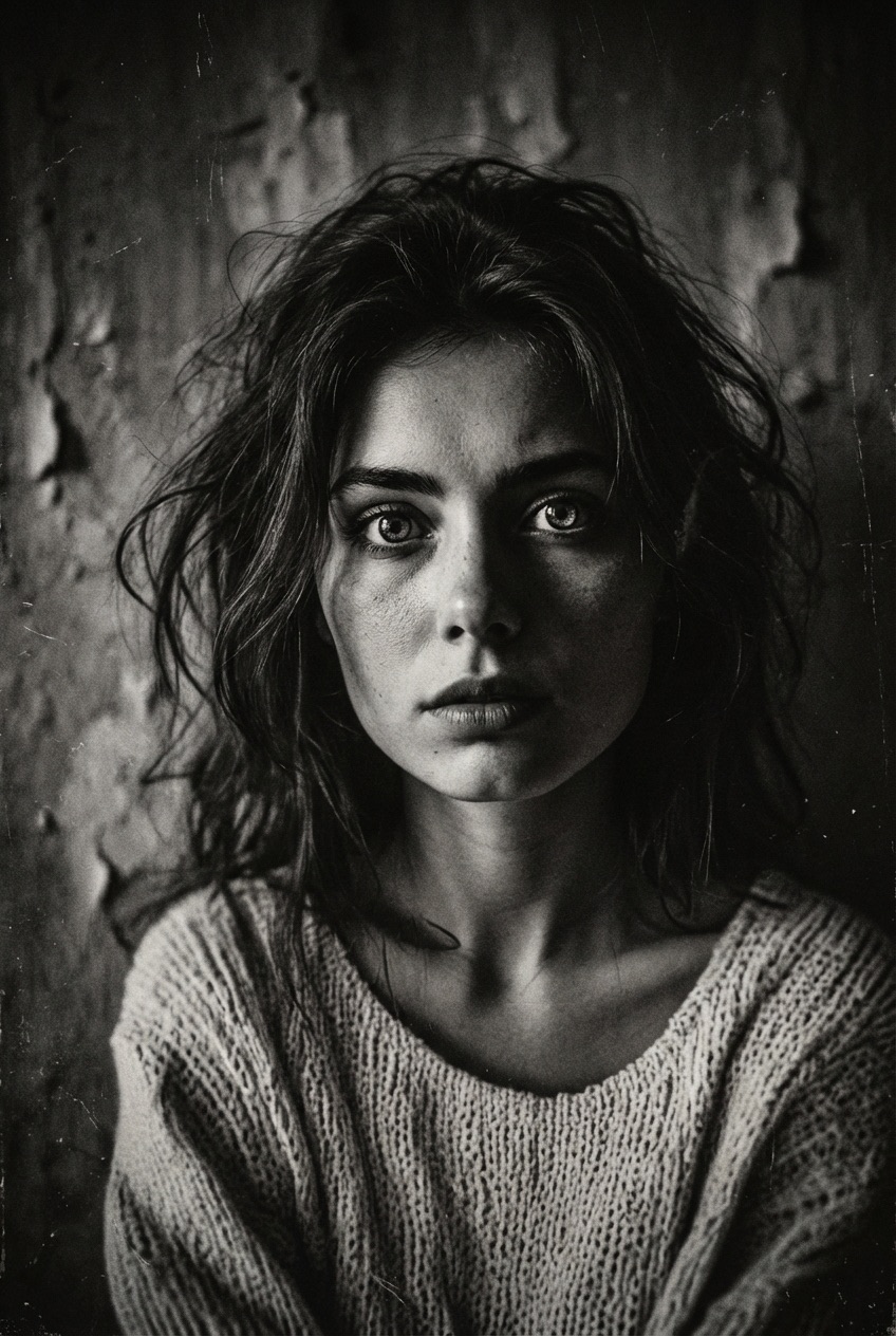 Vintage Horror Portrait preview 1