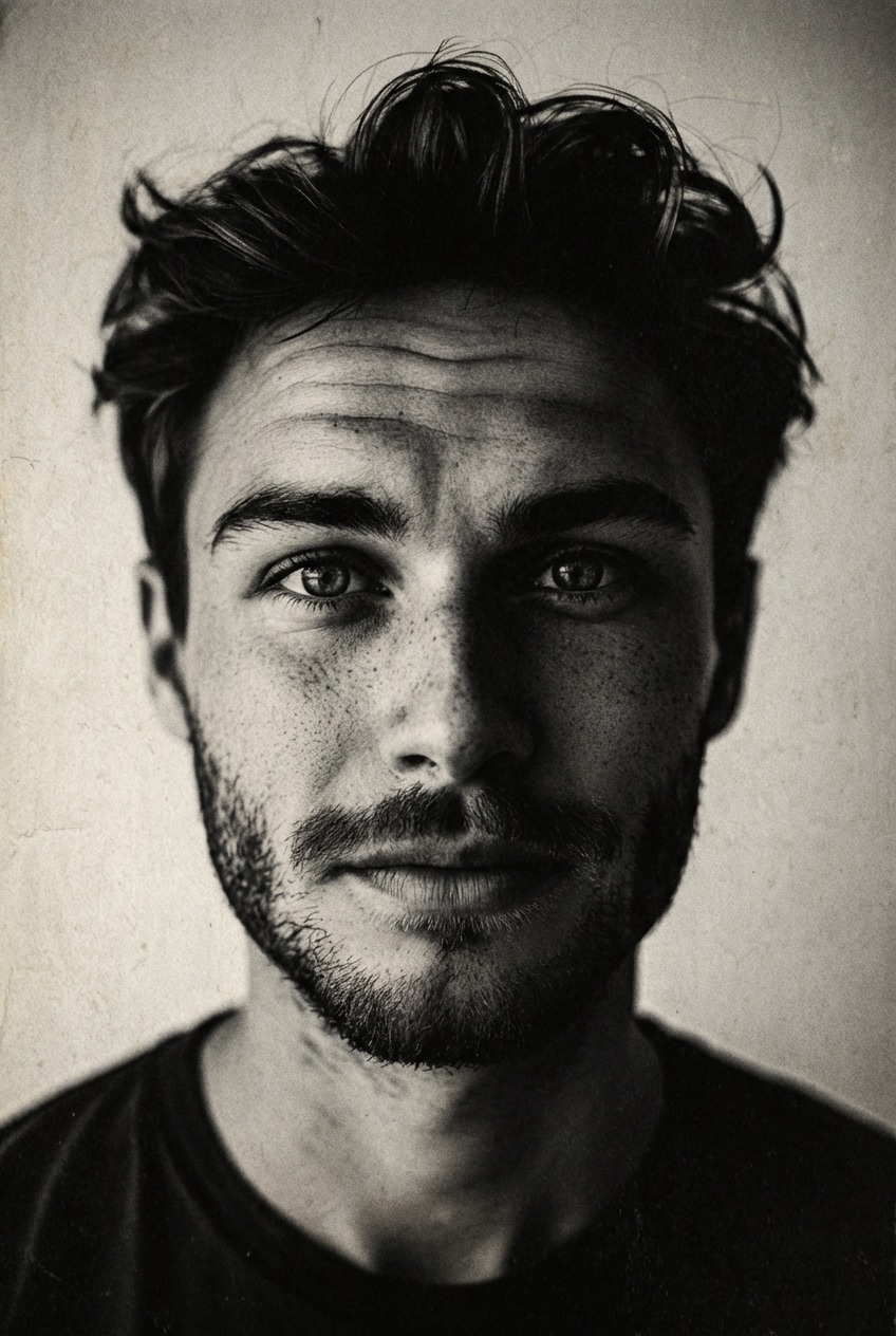 Vintage Horror Portrait preview 2